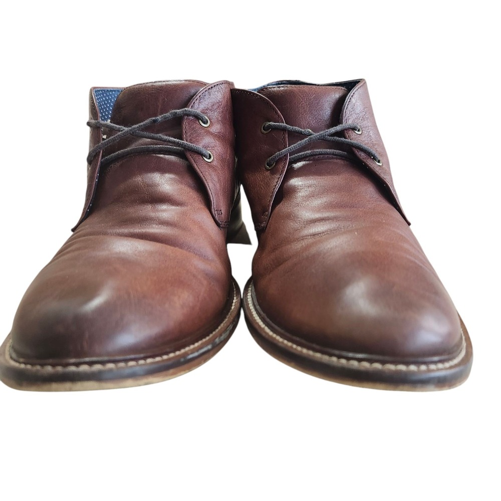 Aston‎ Grey Haroldus Brown Leather Chukka Ankle Boots Lace Up Hipster Mens 10